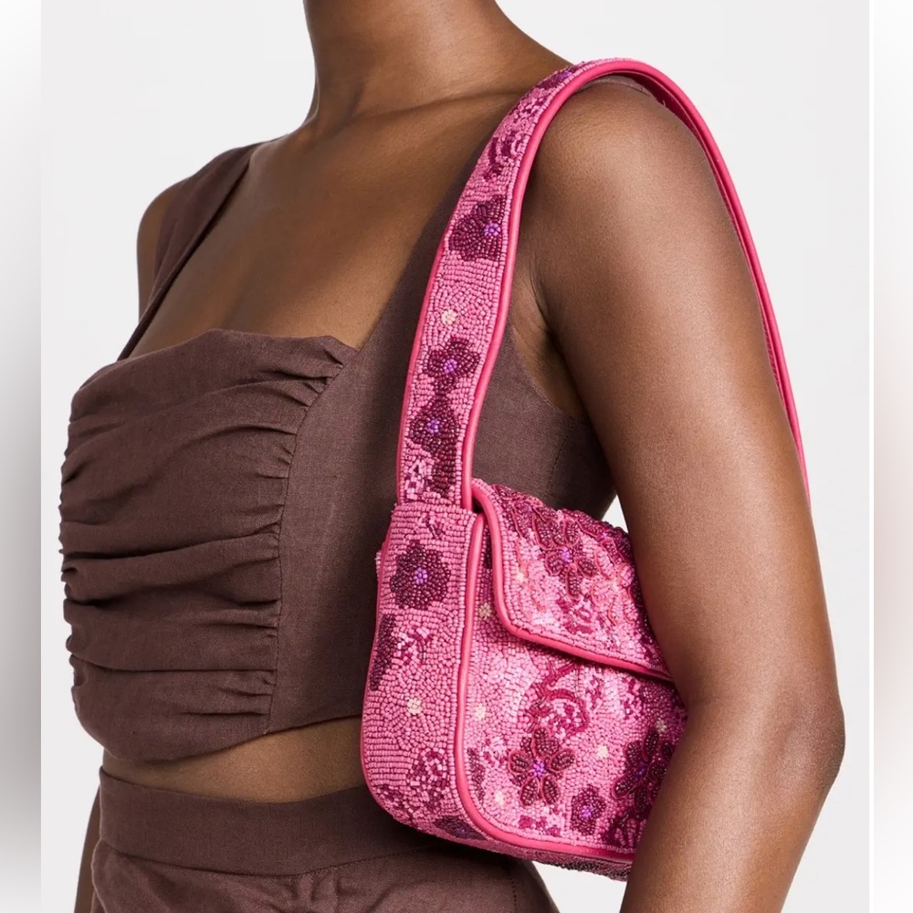 Staud Beaded Tommy Bag in Blossom Garden Party